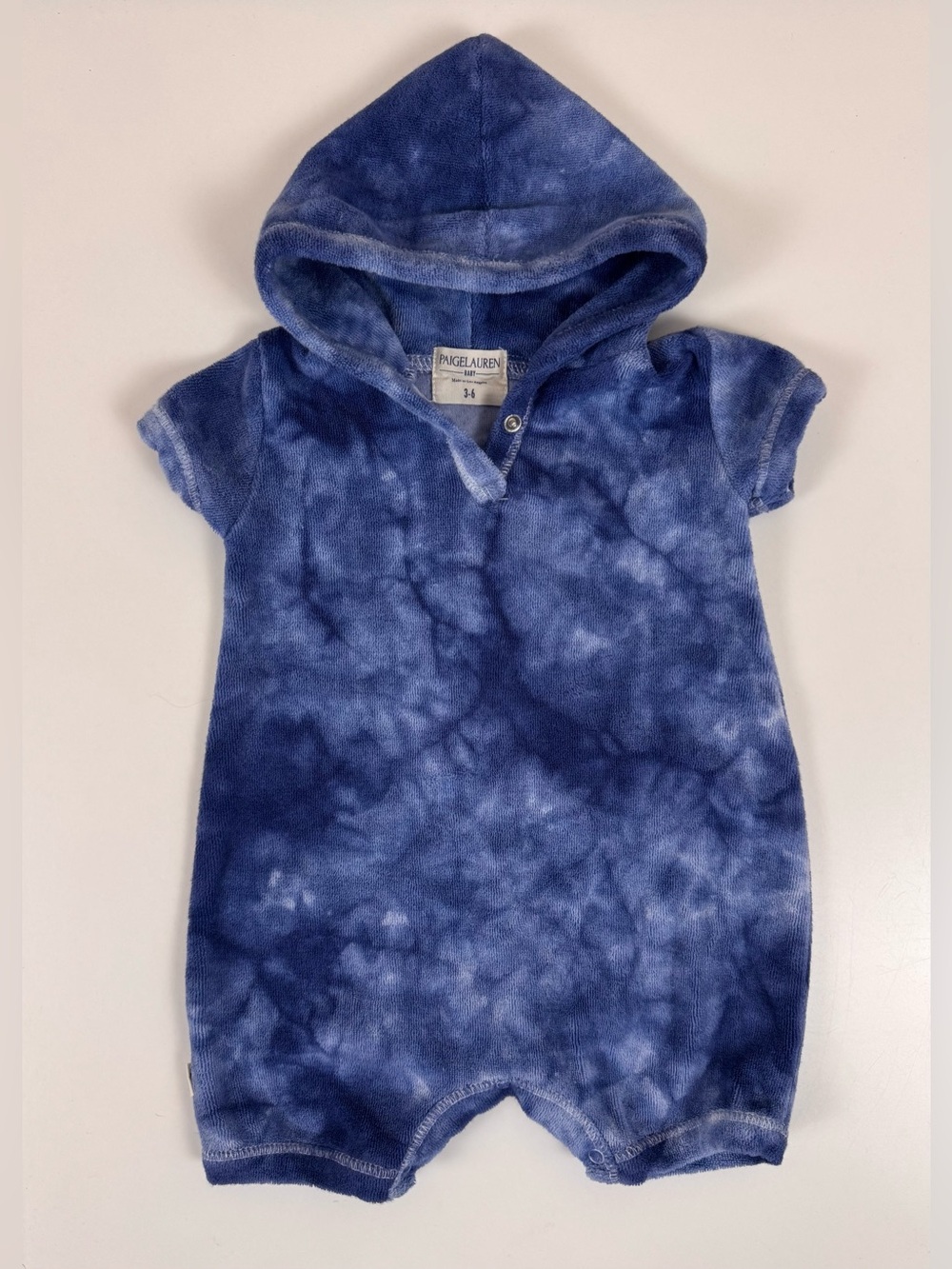 Paige Lauren Baby Terry Cloth Hooded Romper